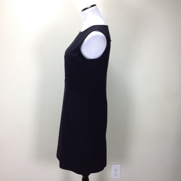 Loft Black Sleeveless Midi Sheath Dress - Picture 2 of 7